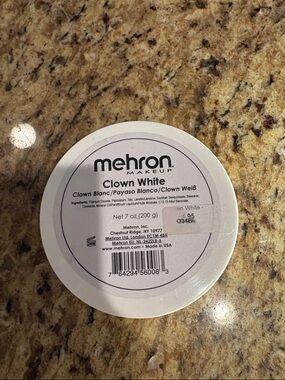 Clown White Cream Makeup - White